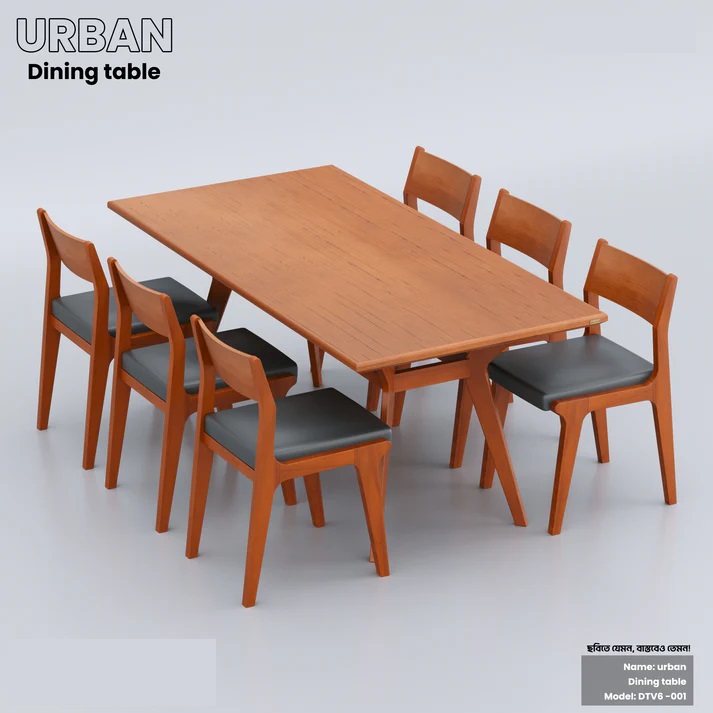 Urban Dining Table | DTV6-001 - Image 3