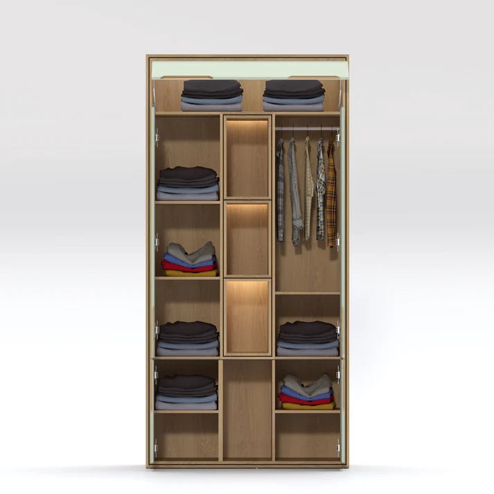 NEXA Double Door Almirah | NEXAB-002 - Image 5